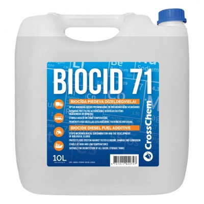 BIOCID 71 biocīda piedeva dīzeļdegvielai 10L